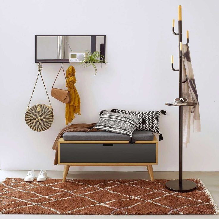 Shoe rack bench
