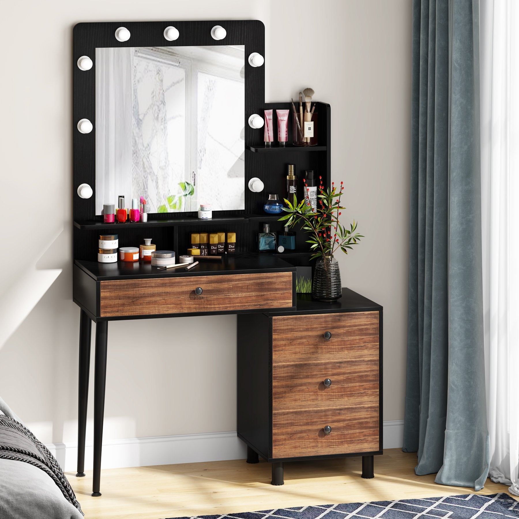Vintage makeup vanity