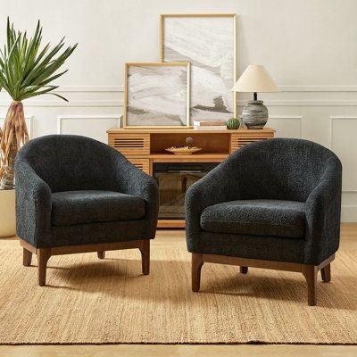 Barrel backrest chairs