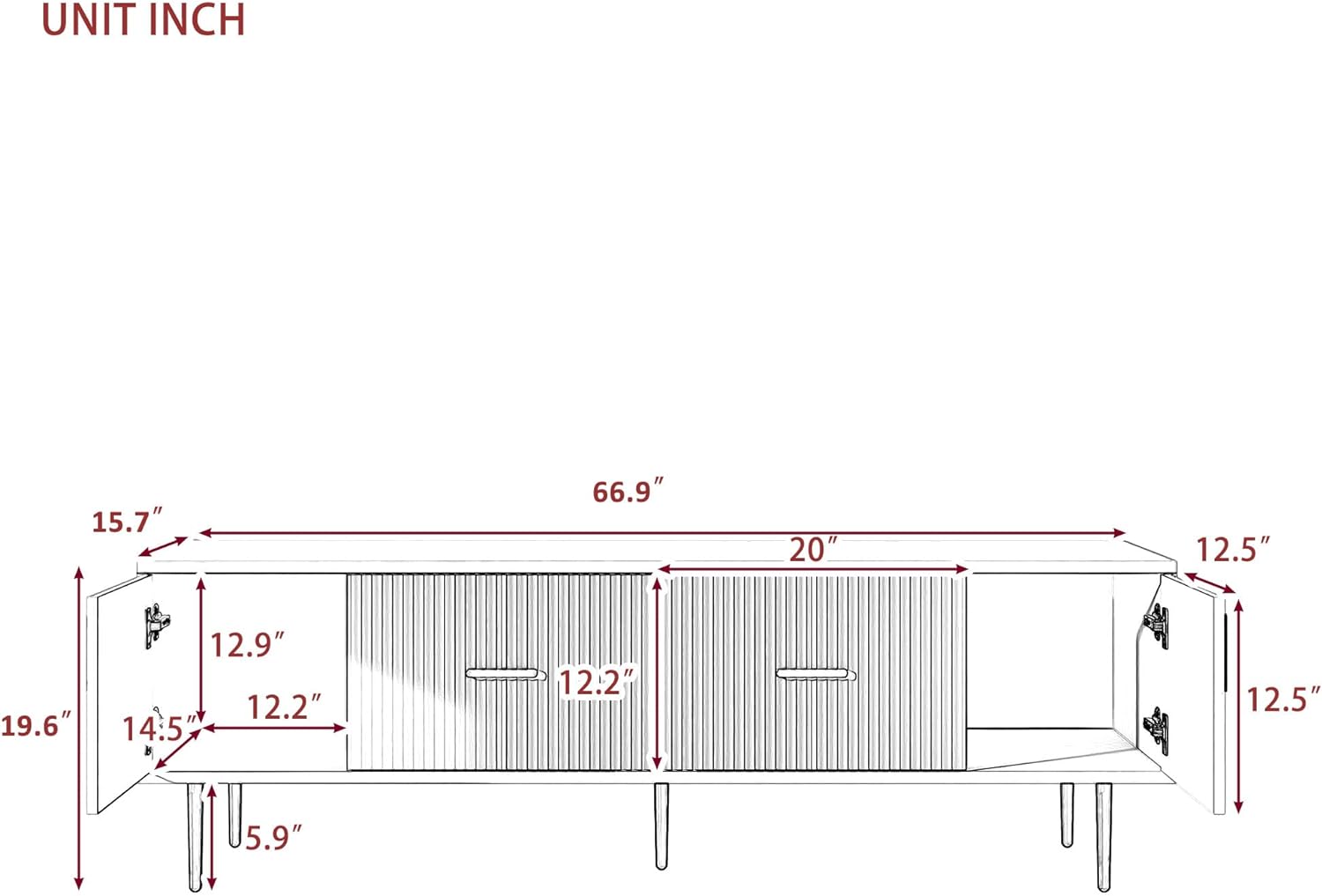 Surface led console
