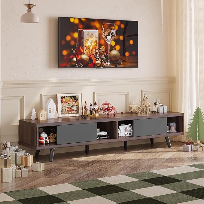 Bestier 70 inch Mid Century Modern TV Stand