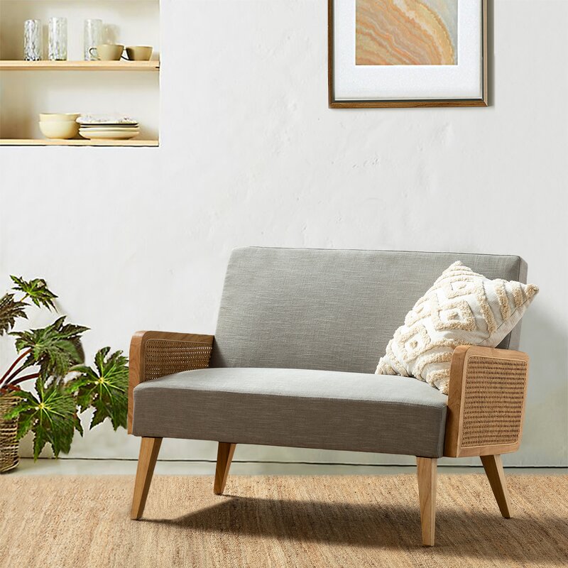 Arthena 43'' Upholstered Loveseat