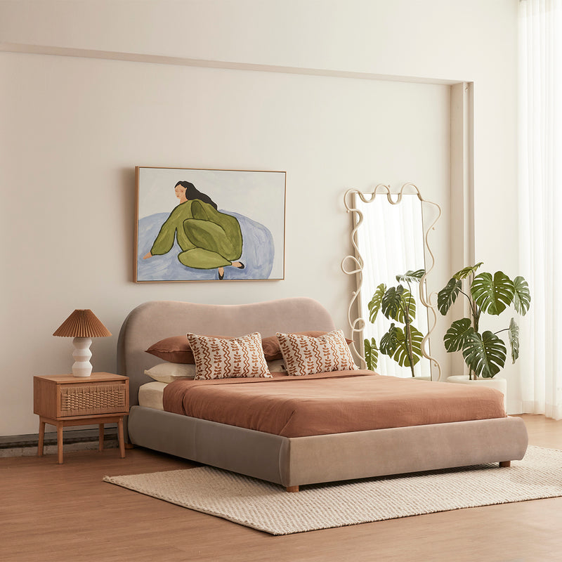 Cloud Velvet King Bed