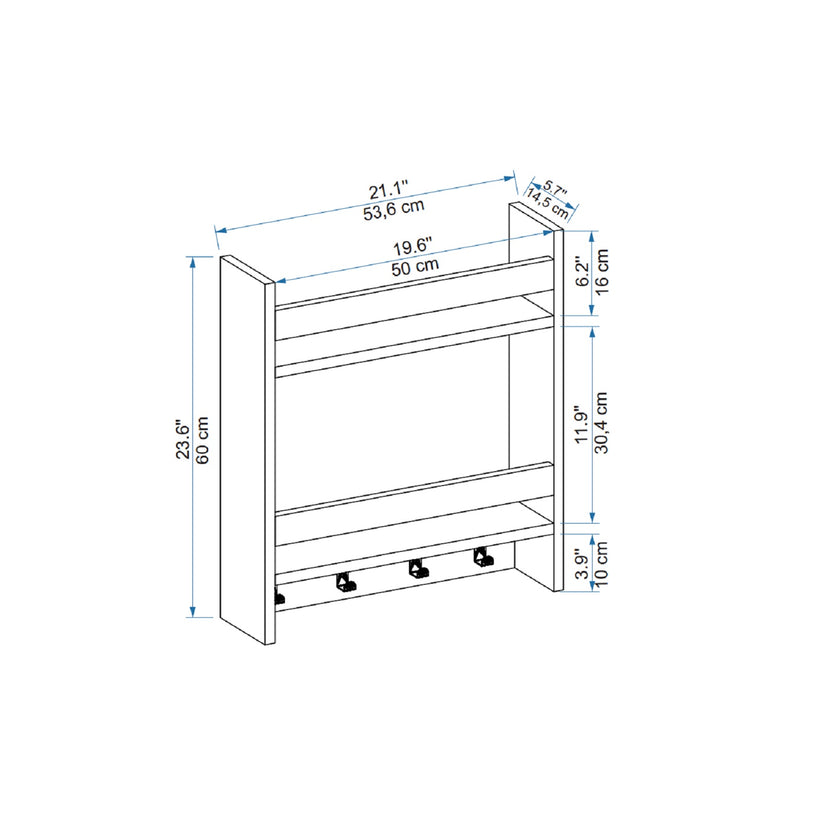 Adelya wall shelf