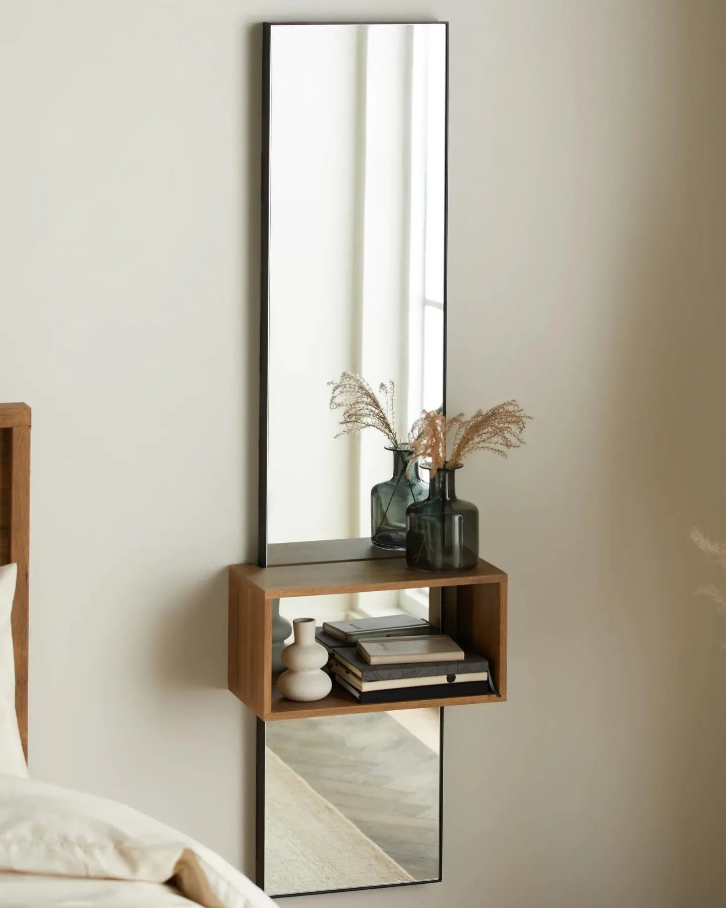 Bedside mirror