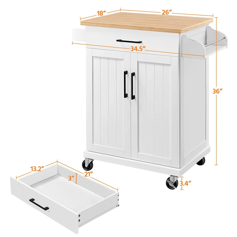 Island kitchen cart