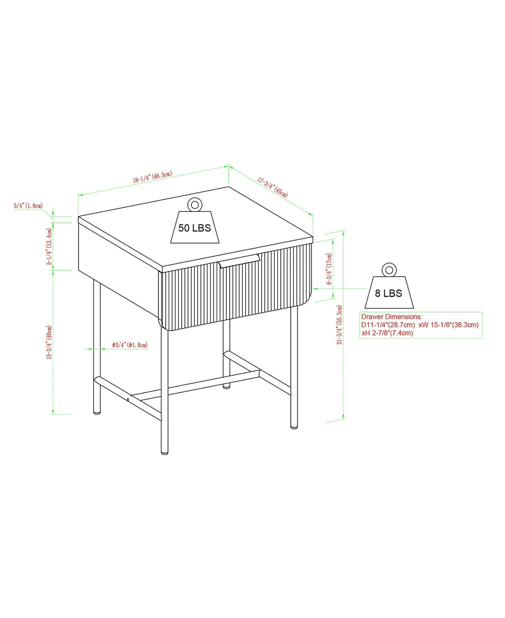 rio sidetable