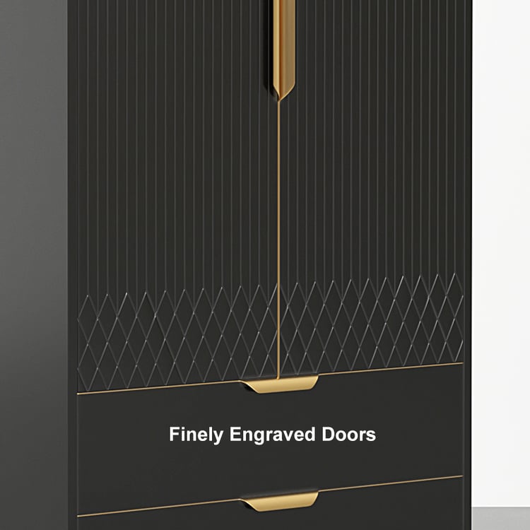 Logan two door wardrobe