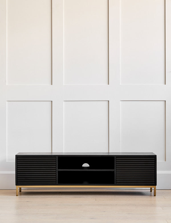 Osaka black led console
