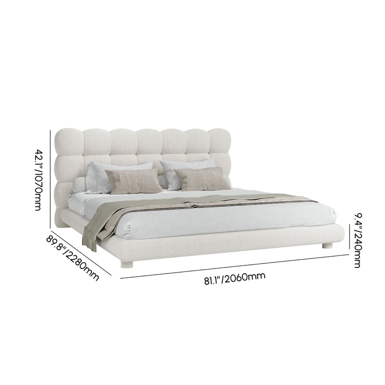 Sulfur boucle bed